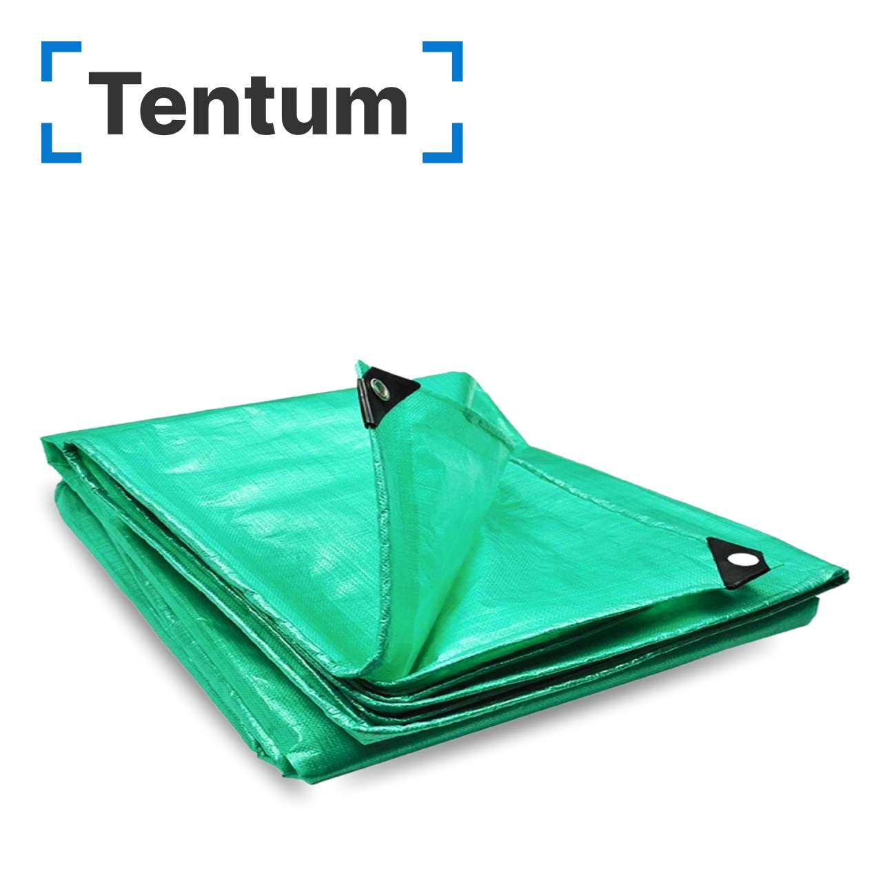 Тент тарпаулин 90 гр/м2, размер 10x10м с люверсами